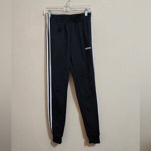 Adidas long black sweatpants women size XS